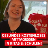 Gesundes, kostenloses Mittagessen in Kitas und Schulen!